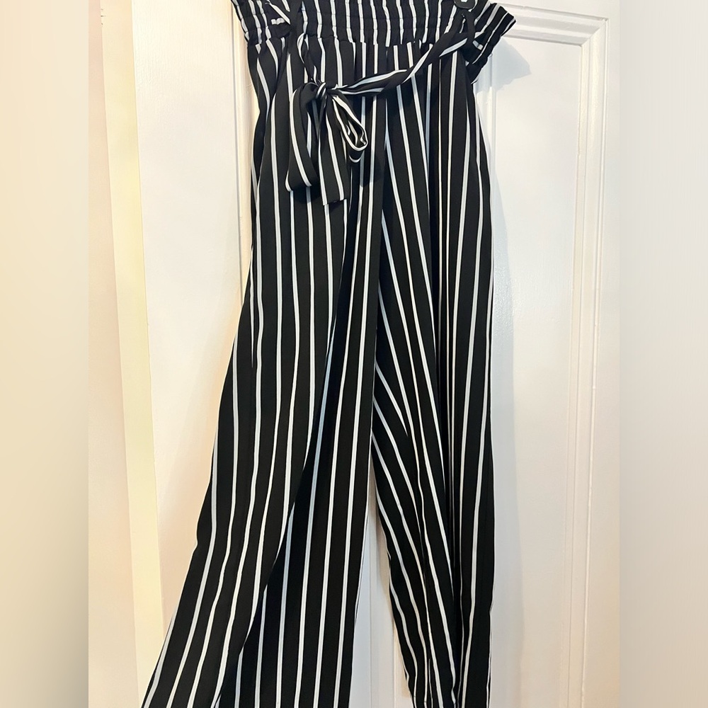 Striped flowy pants - Picture 2 of 3